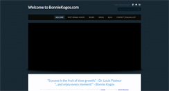 Desktop Screenshot of bonniekogos.com